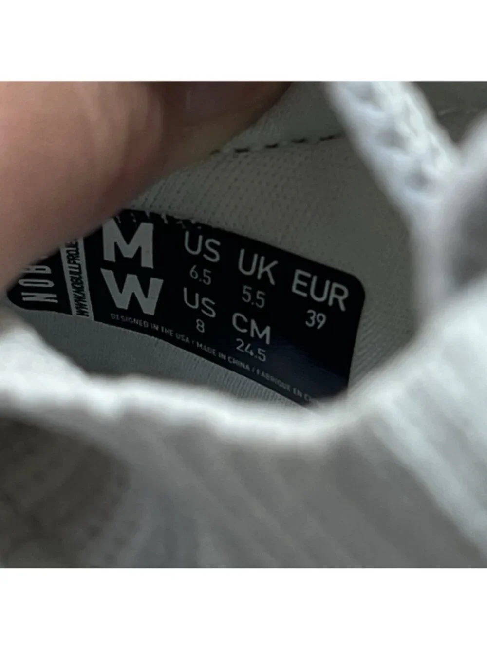 NO BULL Women Size 8 White SuperFabric Trainers Running Shoes